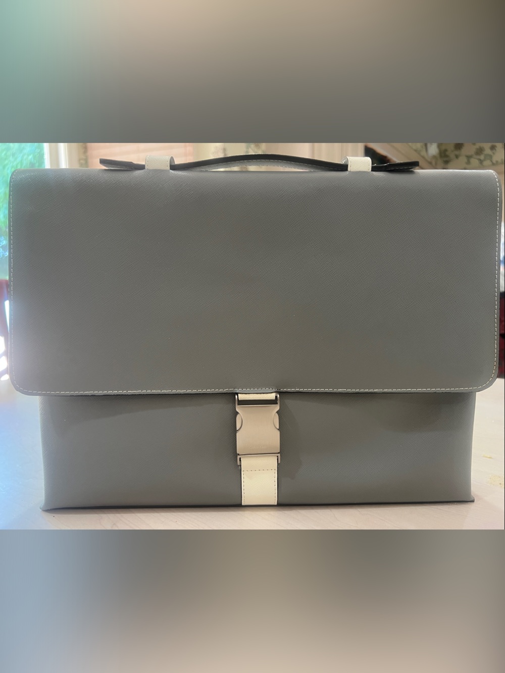 Calvin Klein Grey Briefcase
